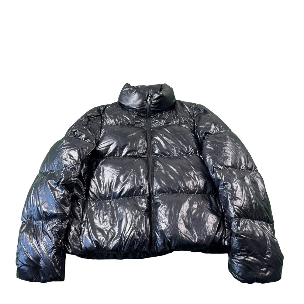 Uniqlo Womens Black Ultra Light Down Cropped Puffer Jacket XS 450456